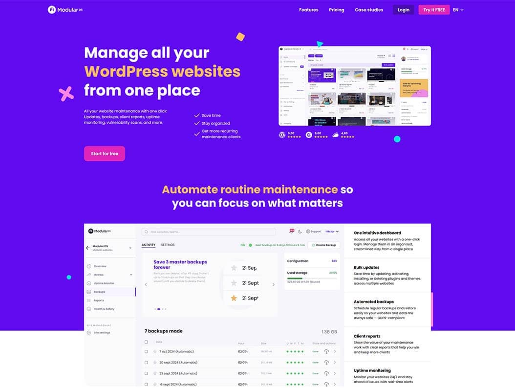 Modular DS Looks for Growth in the WordPress Site Management Space