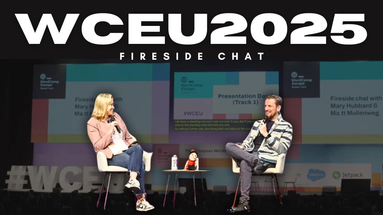 Mary Hubbard & Matt Mullenweg WordCamp EU 2025 Fireside Chat