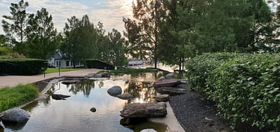 A water feature at Gaylord National Resort & Convention Center.