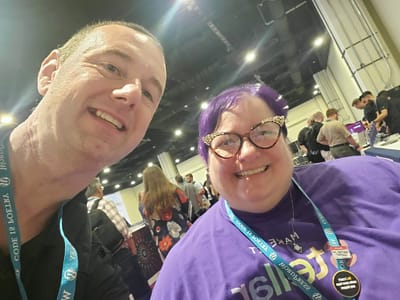 Photo of Eric Karkovack and Michelle Frechette