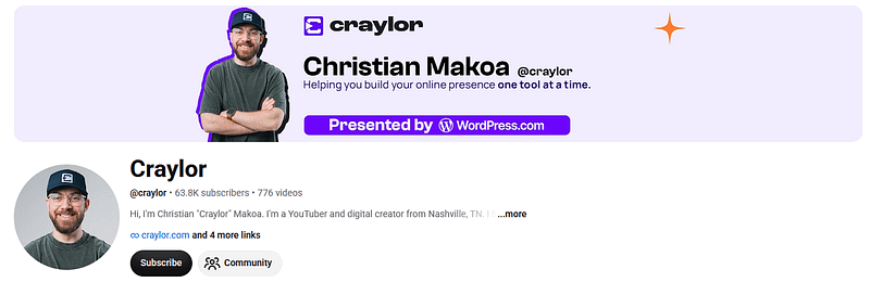 Craylor Made YouTube Channel