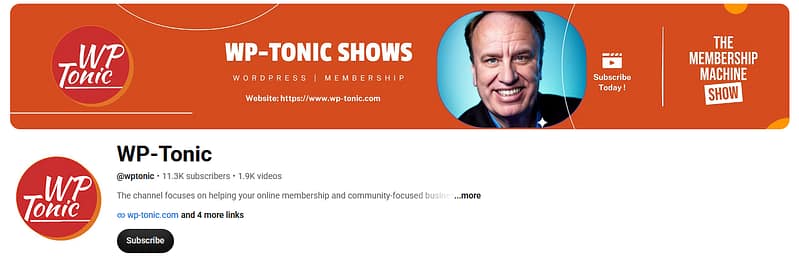 WP-Tonic YouTube Channel